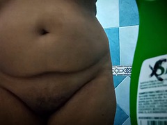 Bathroom, Chubby, Girlfriend, Shower