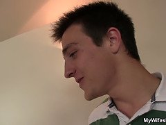 素人, ビッチ, 眼鏡, オナニー, 母, 叫ぶ, ストッキング, おもちゃ