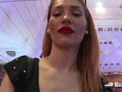 Leie, Tussi, Brille, Hotel, Geld, Öffentlich, Rotschopf, Jungendliche (18+)