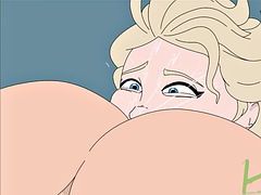3d, アナル, 舐める尻, デカ尻, 中出し, 乱交, 巨大, なめる