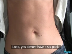 Sucer une bite, Voiture, Argent, De plein air, Public, Chatte