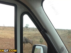 Enthousiasteling, Zwart, Pijpbeurt, Bruinharig, Lul, Zwart, Hardcore, Interraciaal