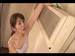 Asiatisch, Japanische massage, Hausmädchen