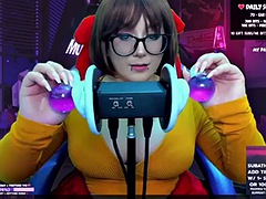 デカパイ, フェラチオ, 茶髪の, 中出し, 手コキする, 一人, オッパイの