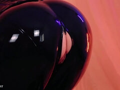 Latex Rubber Catsuit Compilation Video By Milf Fetish Model Arya Grander