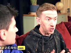 ブロンド, イギリス人, Hd, 怪物, ラフ, 三人