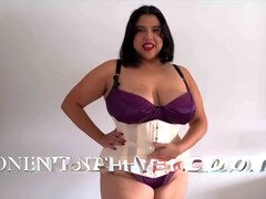 Bbw try on haul, big natural tits, curvy latina