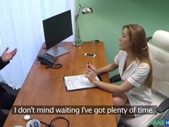 Amateur, Mamada, Corridas faciales, Pajear, Enfermera, Oficina, Coño, Uniforme