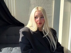 アスtoマウス, デカ尻, ブロンド, 足, ジム, オマンコ, ロシア人, スパンデックス