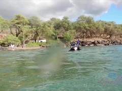 素人, ビキニ, 茶髪の, 彼女, オーガズム, ハメ撮り, 公共, オッパイの