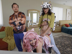 Amerikaans, Lul, Brillen, Handbeurt, Keuken, Kut duiken, Stiefmoeder, Trio