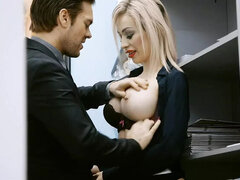 Hot Forbidden Office Sex With My Boss - Victoria Summers Fucks Ryan Ryder Hardcore
