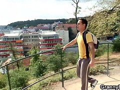 フェラチオ, チェコ, お婆さん, 毛深い, 熟年, オマンコ, 叫ぶ, ティーン