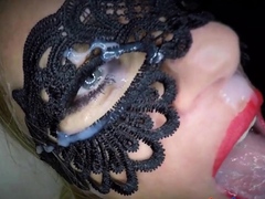 Masked Dutch Blonde in Hardcore Amateur Video