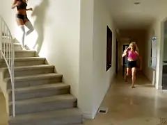 Rubia, Tetona, Lesbiana, Lamidas, Madres para coger, Mamá, Orgasmo, Coño