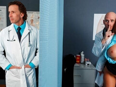 Grosser arsch, Grosser schwanz, Grosse titten, Blondine, Blasen, Hundestellung, Fingern, Milf