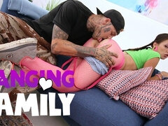 Brunette, Cumshot, Family, Hd, Orgasm, Pussy, Squirting, Tits