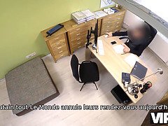 Auditie, Blond, Rondborstig, Oudere vrouw, Hd, Moeder die ik wil neuken, Geld, Kantoor