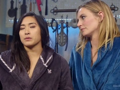 Gode, Electricité, Face assise, Femme dominatrice, Humiliation, Lesbienne, Punition, Chatte