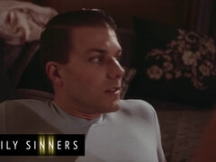 India Summer cheats on her husband with stepson and gets pounded hard in the bedroom