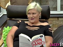 Grandmother gets blowjob and sucks