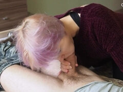 Bold Russian beauty surrenders to intense passion during hub