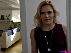 Grote lul, Blond, Pijpbeurt, Vingeren, Moeder, Gezichtspunt, Douche, Tieten likken