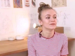 Blond, Schattig, Vingeren, Duits, Masturbatie, Softcore pornografie, Alleen, Tiener