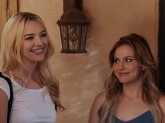 Devious blonde lures friend's mature dad into affair