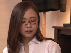 Asiático, Mamada, Corrida, Estilo perrito, Orgasmo, Estudiante, Maestra, Tetas