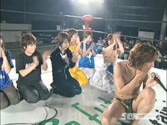 Asiático, Chica, Mamada, Corridas, Sexo duro, Interracial, Japonés, Público