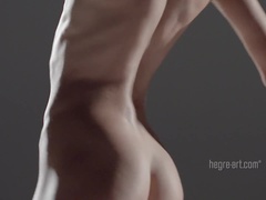 Braunhaarige, Französisch, Rasiert, Kurzes haar, Titten