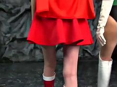 Superheroines controlled by eros: Licking, Stripchat  Lesbian Porn