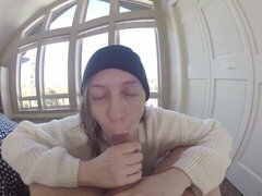 Grosser schwanz, Grosse titten, Blasen, Braunhaarige, Handjob, Masturbation, Milf, Pov