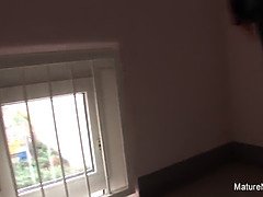 デカパイ, フェラチオ, 茶髪の, エロ熟女, イマラチオ, お婆さん, 熟年, 淫乱熟女