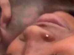 Ebony Amateur Ivy: Wet & Gushing in Hardcore Encounter (All Night BBC Action)