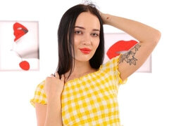 Leie, Arsch, Braunhaarige, Fingern, Masturbation, Natürlichen titten, Solo, Jungendliche (18+)
