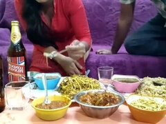 The mistress made special food for the sahib and while eating food, she kissed the pussy. Hindi with sexy voice. Mumbai ashu