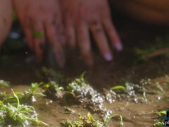 Grote kont, Blond, Europees, Flexibiel, Hd, Buiten, Alleen, Zweeds