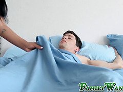 Beauté, Frère, Queue, Faciale, Hd, Énorme, Fille latino, Chevaucher