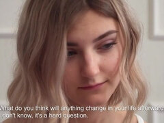 Big tits, Blonde, Defloration, First time, Hardcore, Russian, Virgin