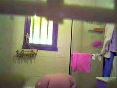 Salle de bains, Douche, Espionne, Voyeur