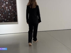 Grosser arsch, Blondine, Hundestellung, Frau, Öffentlich, Realität, Solo, Toilette