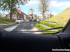 Blasen, Spermaladung, Niederländisch, Hd, Öffentlich, Flotter dreier, Titten