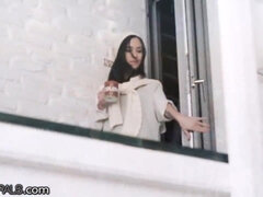 デカチン, ビッチ, フェラチオ, チン, 指いじり, ハードコア, キス, なめる