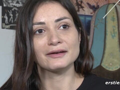 素人, 茶髪の, 指いじり, ドイツ人, オナニー, 一人, おもちゃ