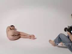 Schwarz, Flexibel, Nippel, Zierlich, Rasiert, Titten