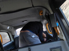 Amateur, Tetas grandes, Perra, Negro, Mamada, Coche, Al aire libre, Coño