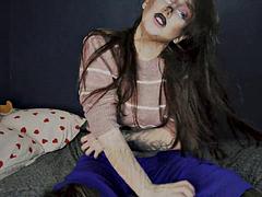 Brunette JessLux Dirty-Talks Her Wild Werewolf Transformation Under the Full Moon