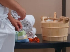 アメリカ人, お尻, ブロンド, チン, バック, 淫乱熟女, 馬乗り, スパンキング